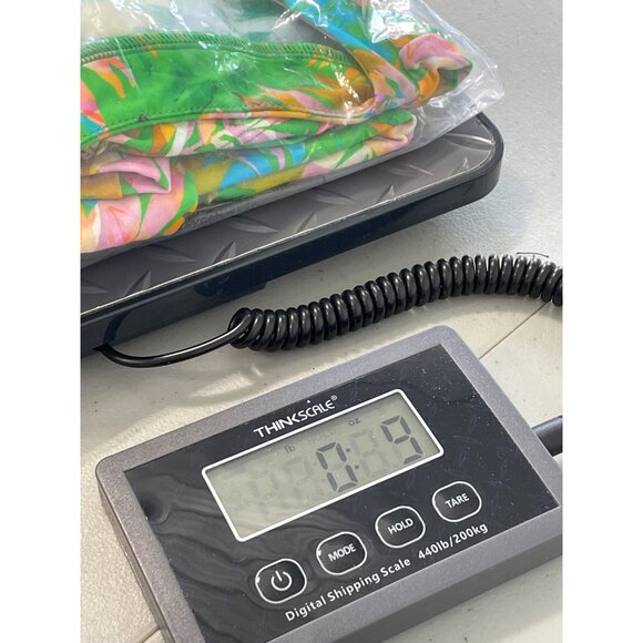 Kim Gravel x Swimsuits For All Zip Front Swim Cardigan Size 8 Caribbean Palms - Picture 8 of 9